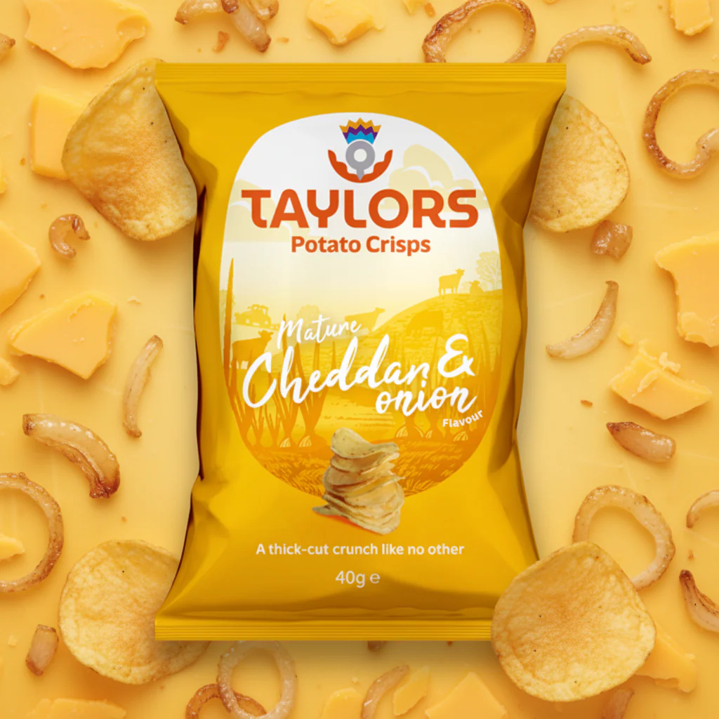 Taylors Crisps – Scottish Thick-Cut Crisps, Lentil Waves & Popcorn
